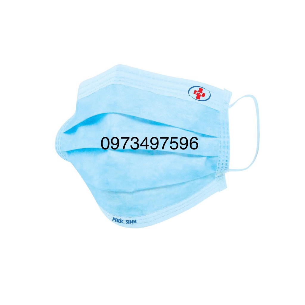 Khẩu Trang Y Tế 4 Lớp Hộp 50 Chiếc Phúc Sinh