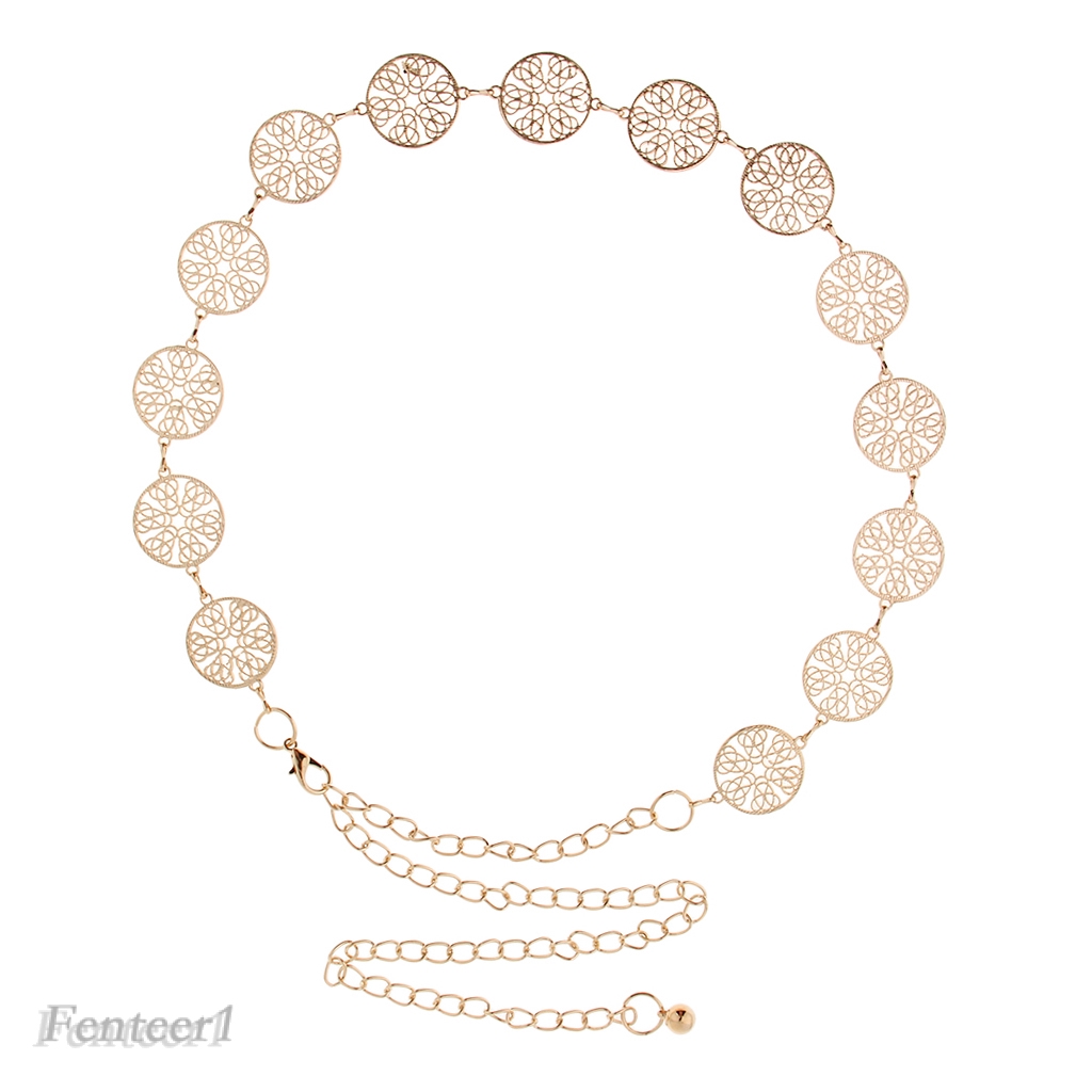 Thắt lưng dây xích vàng thời trang dành cho nữ