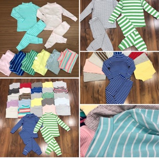 Bộ cổ 3 phân kẻ cho bé