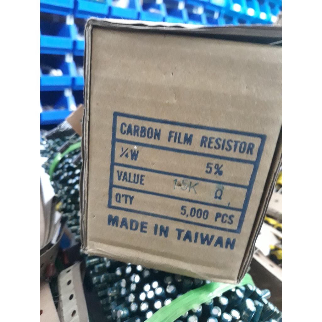 ComBo 1 Túi 100 Trở 4 Vạch Màu Chân Đồng Các Số 1R - ....K