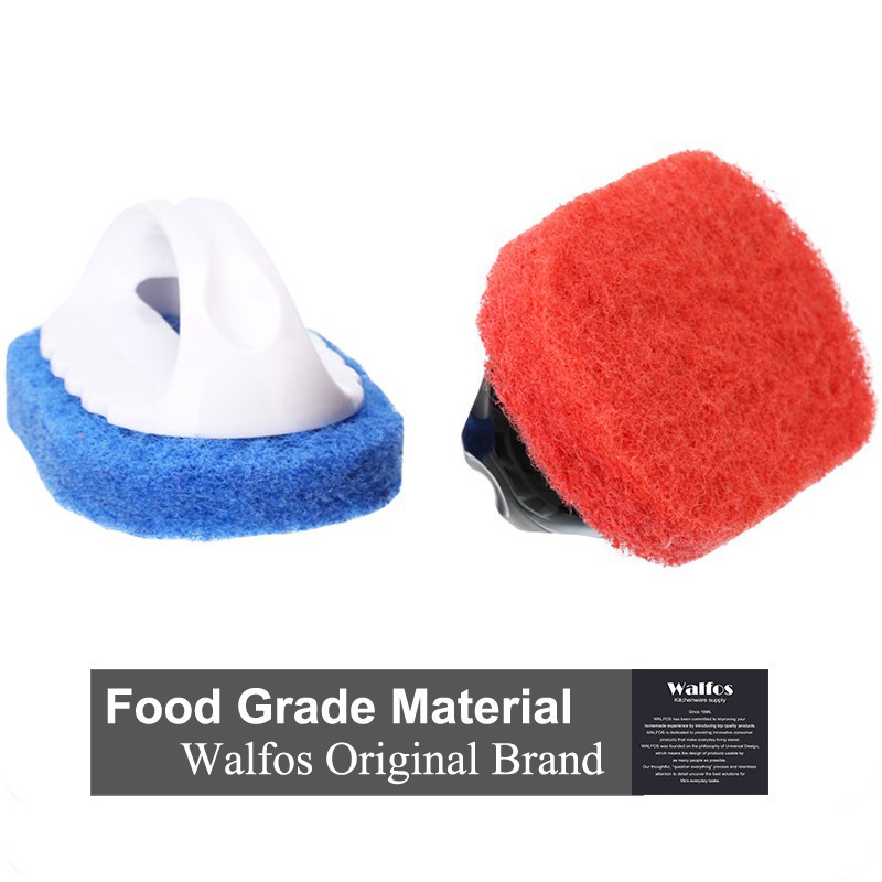 Bọt Biển Walfos Có Tay Cầm Chắc Chắn Giúp Dọn Dẹp Sạch Sẽ Với 2 Màu Tùy Chọn
