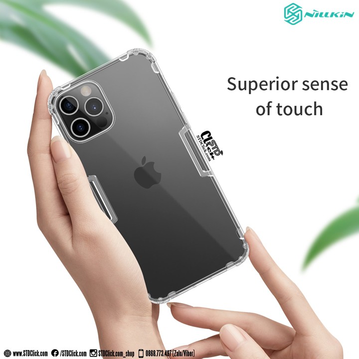 ỐP LƯNG IPHONE 12 PRO MAX NILLKIN SILICON CHÍNH HÃNG [SALE] | BigBuy360 - bigbuy360.vn