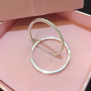 Khuyên tai vòng tàu bạc ý