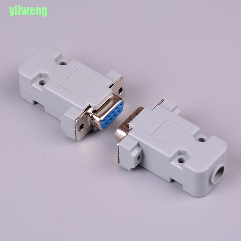 2 Set Đầu Nối Rs232 Db9 9 Pin Rs232 Bằng Đồng