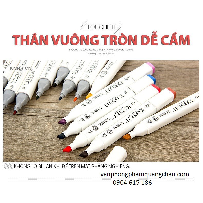 BÚT TOUCHLIIT - Màu dạ cồn chất lượng cao (BỘ GỒM 30 MÀU)