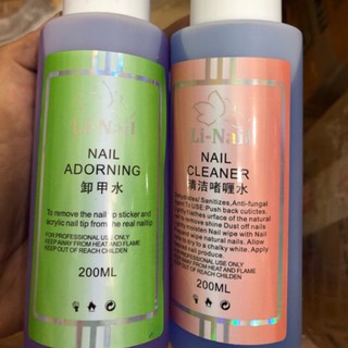 Nước lau gel, lau móng tay, lau sơn gel làm móng