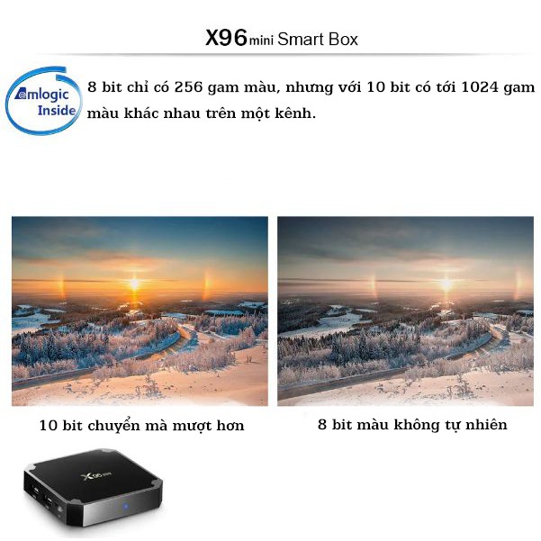 ĐẦU TV BOX X96 Mini (Amlogic S905W QuadCore/2G/16G)