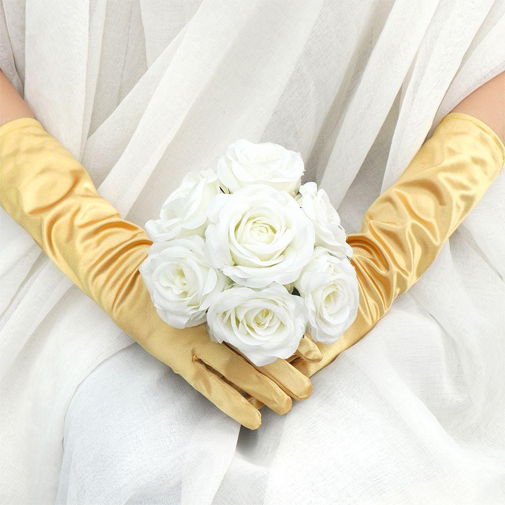 Găng Tay Dài Hở Ngón Dùng Cho Các Bữa Tiệc