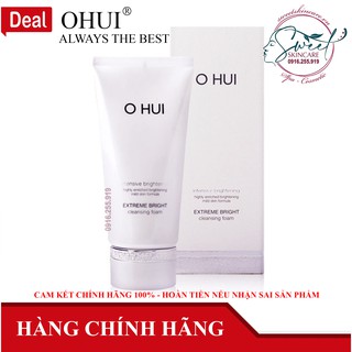 Sữa Rửa Mặt Sáng Da OHUI Extreme Bright Cleansing Foam 160ml O Hui