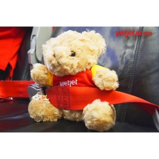 Gấu bông, máy bay nhồi bông Vietjet Air