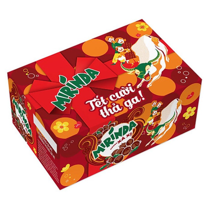 Thùng 24 Lon Mirinda Xá Xị 330ml - Bao Bì Thay Đổi Theo Tùy Đợt Nhập Hàng