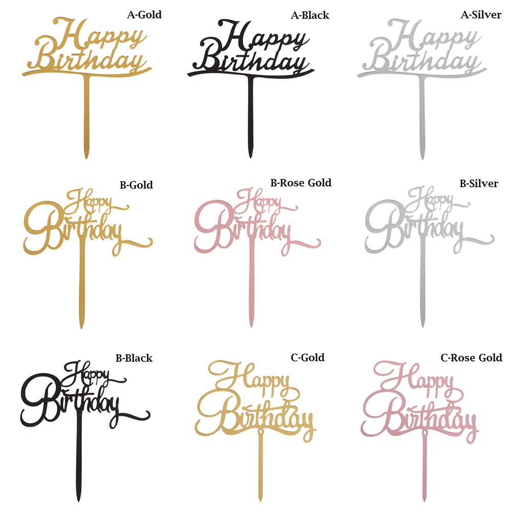 Phụ kiện cắm trang trí bánh dễ thương cho bé