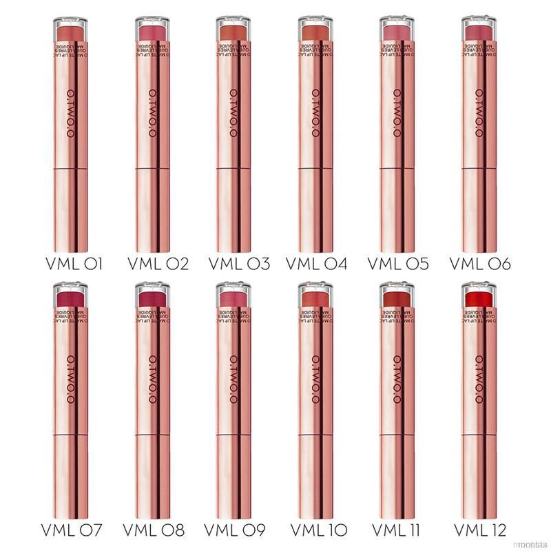[Hàng mới về] Thỏi son O.TWO.O kháng nước lâu trôi dưỡng ẩm 12 màu tùy chọn | BigBuy360 - bigbuy360.vn