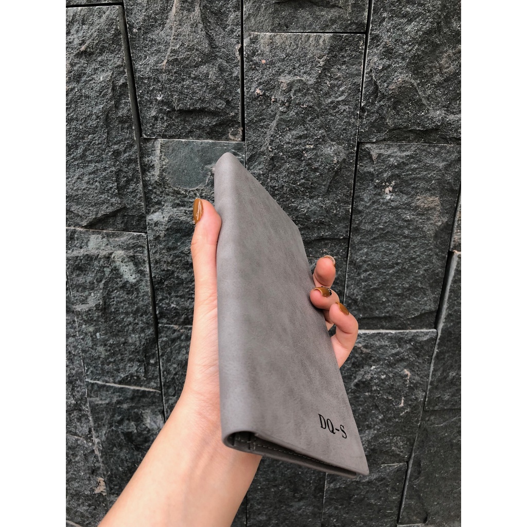 VÍ NỮ CẦM TAY DÁNG DÀI- DA  LỘN CAO CẤP - sc03