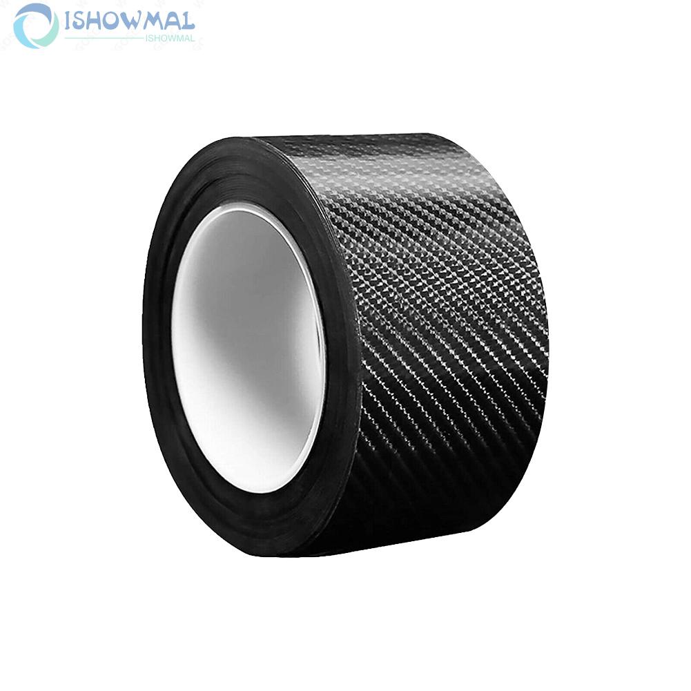 Miếng Dán Cao Su Sợi Cacbon Bảo Vệ Mép Cửa Xe Hơi 5CM * 3M Bảo vệ cái thân cạnh xe tạo ảnh bảo vệ vẽ tự động Hình dán răng