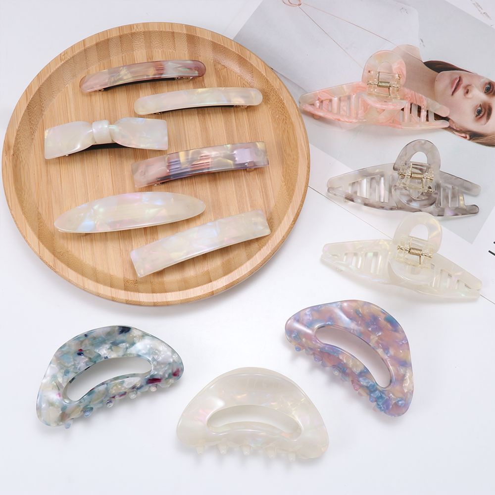 Kẹp Tóc Càng Cua Cỡ Lớn Trang Điểm Cho Nữ