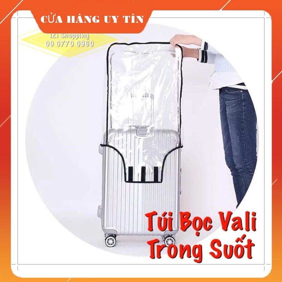 Túi Trùm Vali Trong Suốt Dày Dặn (20/24/26/28inch)