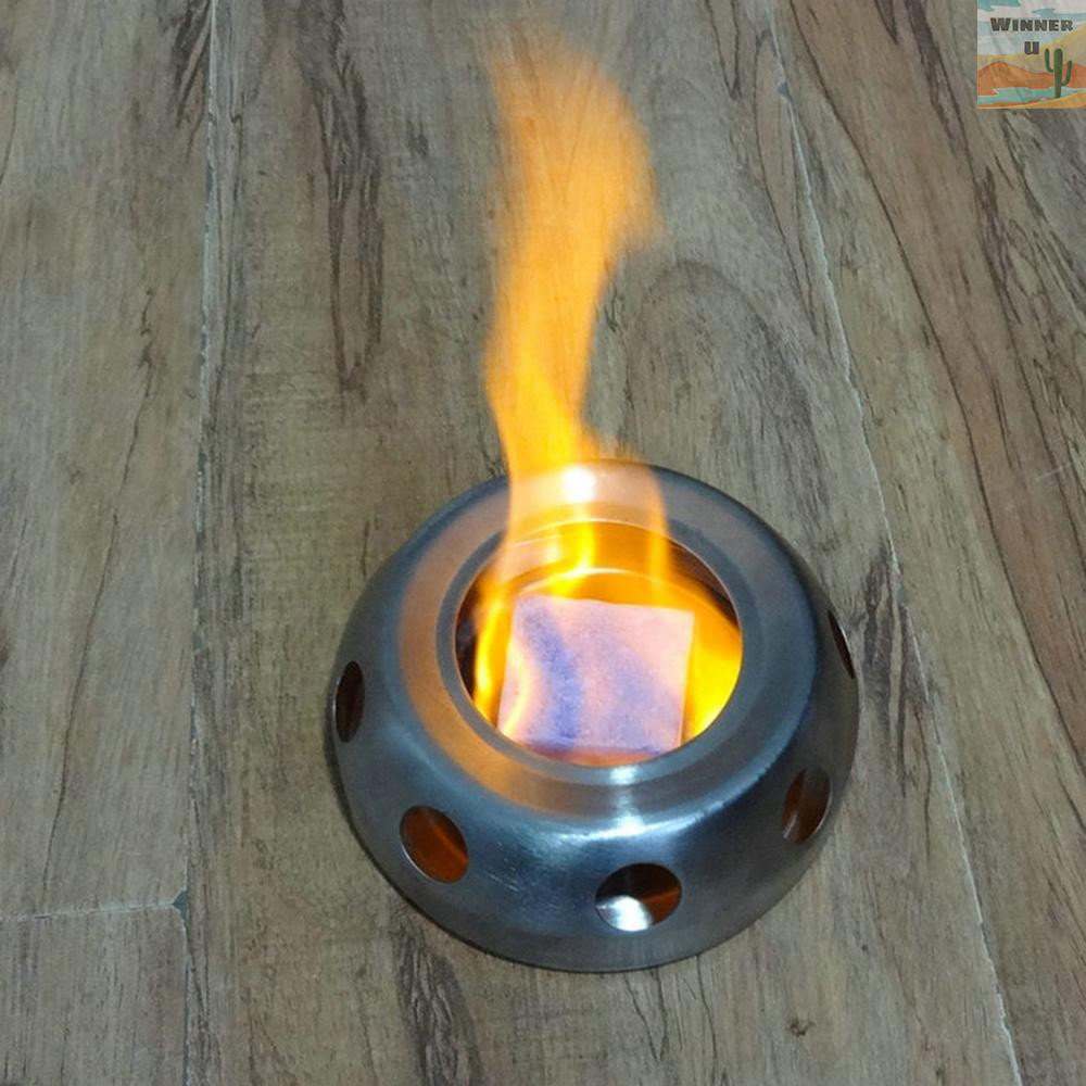 Bếp cồn mini thích hợp khi đi cắm trại ngoài trời