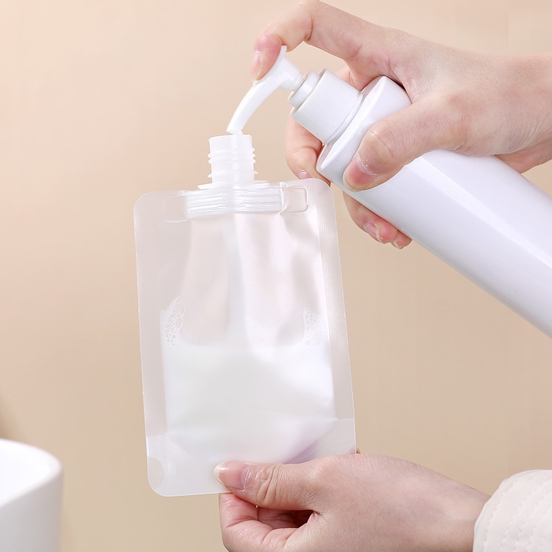 Túi chiết mỹ phẩm Faci trong suốt. Túi chiết mỹ phẩm có thể tái sử dụng tiện lợi khi đi du lịch