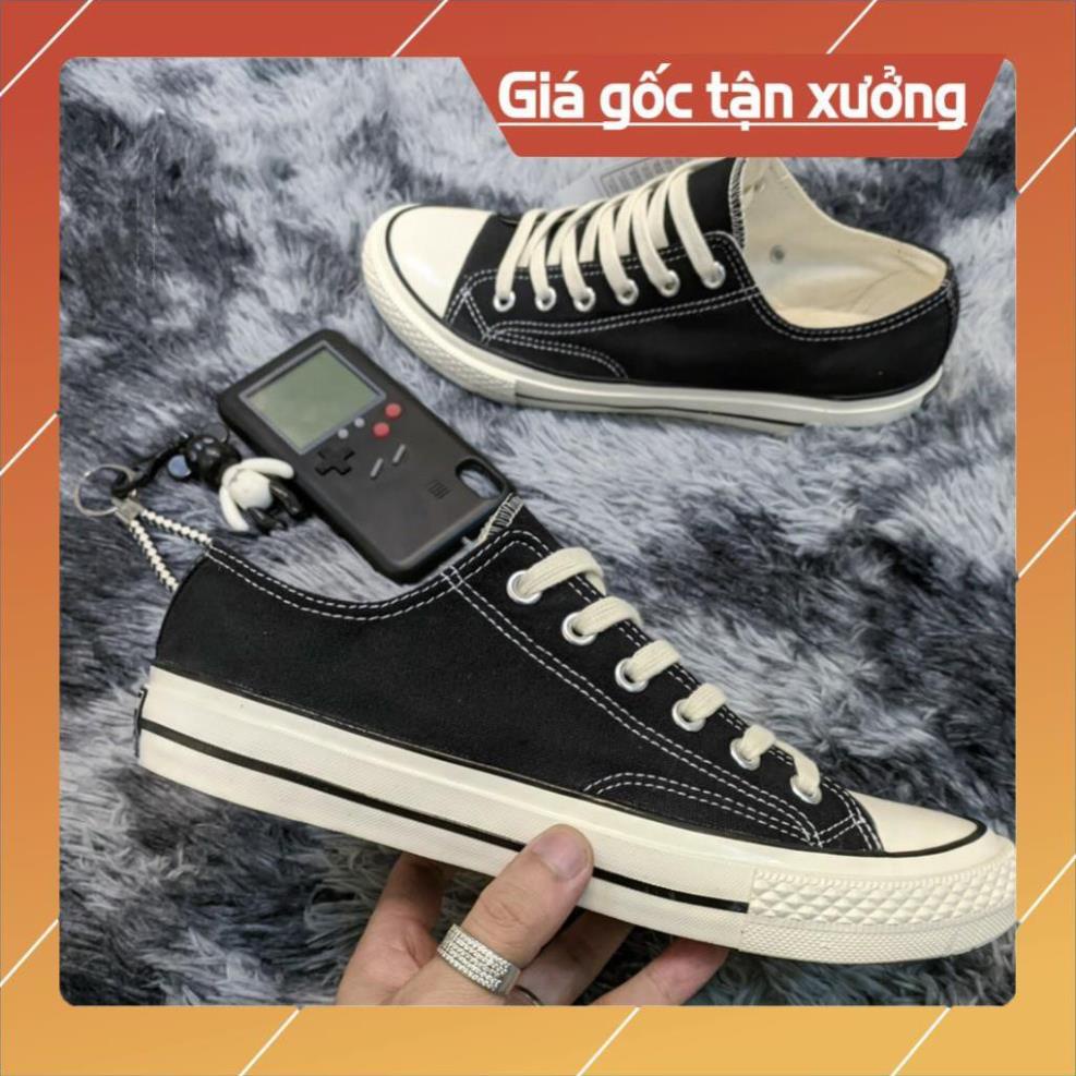 Giày Thể Thao Nam Nữ - Giày Converse CV 1970s Cổ Thấp Đen Thời Trang Học Sinh Đi Học Giá Rẻ ! ||