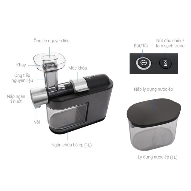 Máy ép chậm philips hr1897