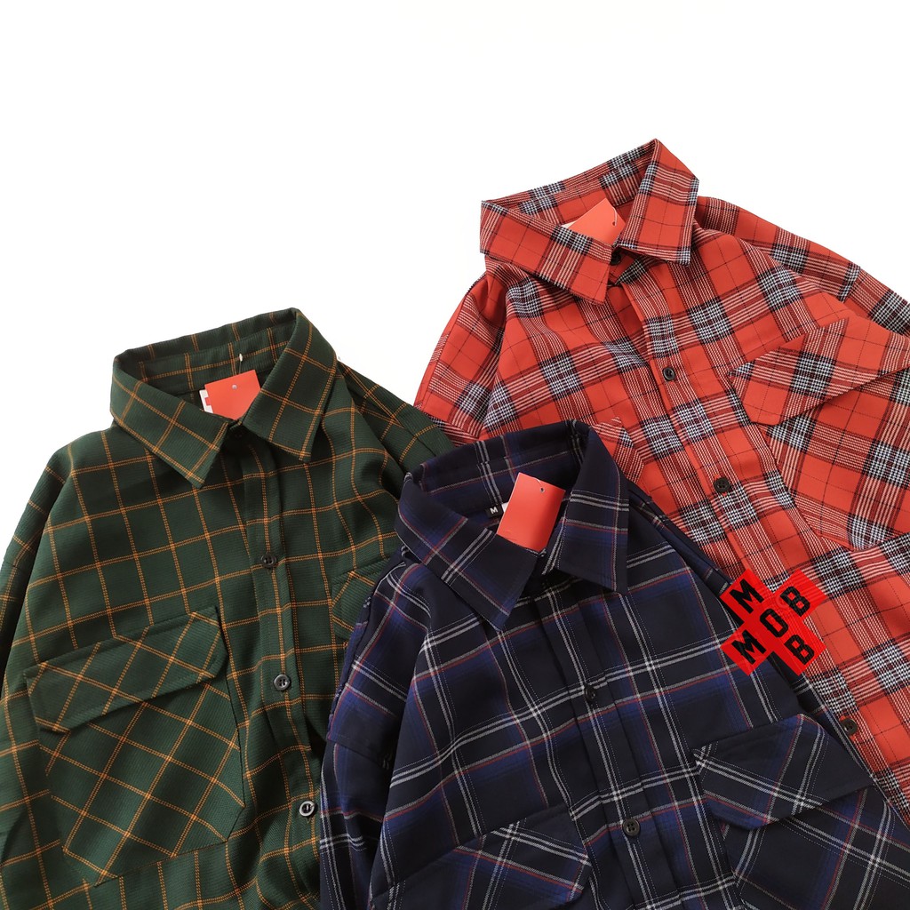 Áo sơ mi Flannel nam mix zip | BigBuy360 - bigbuy360.vn