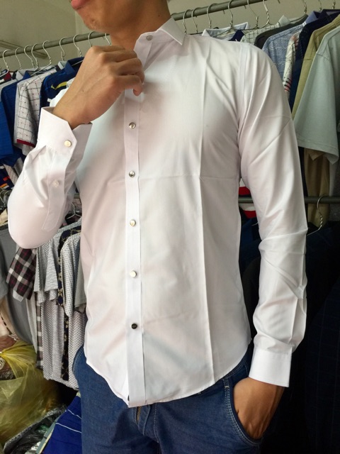 Áo sơ mi TQQ nam dài tay MADE IN VIET NAM