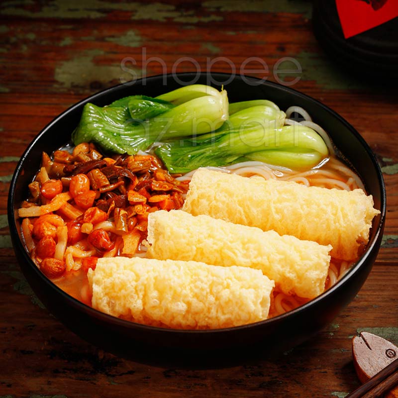 Đậu Hũ Ky Cuộn Chiên Giòn Topping Nhúng Thả Lẩu