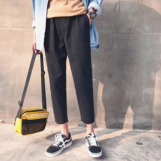 Quần thun đen nam nữ basic pants