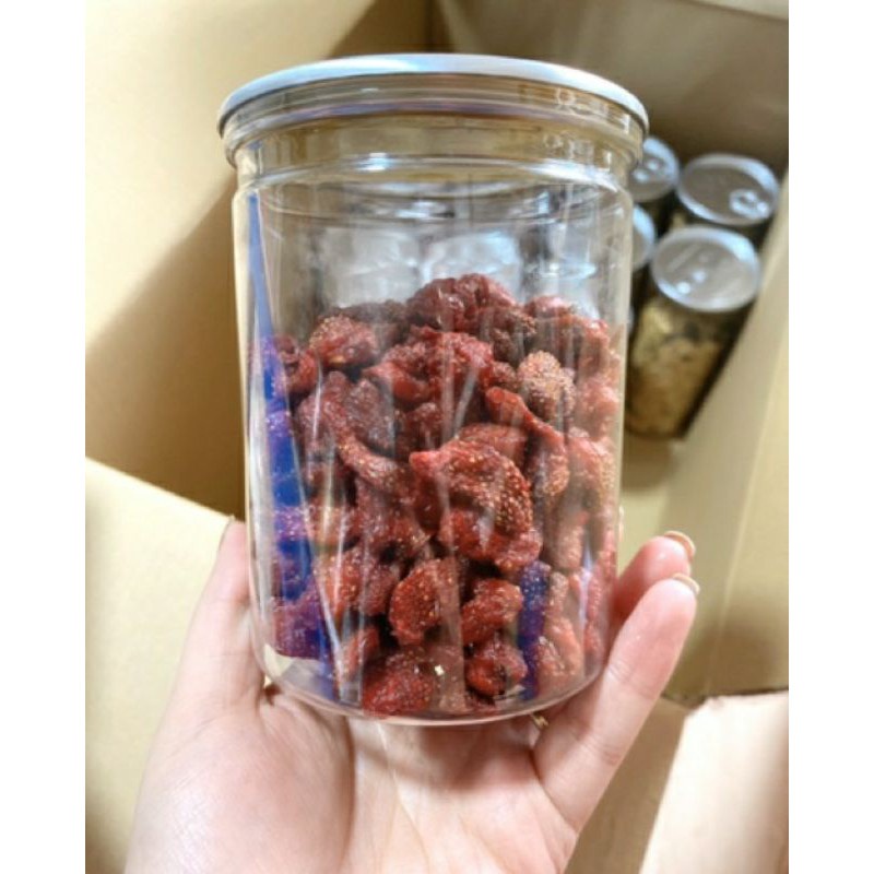 Hũ Dâu Tây Sấy Dẻo Đà Lạt, ô mai Dâu