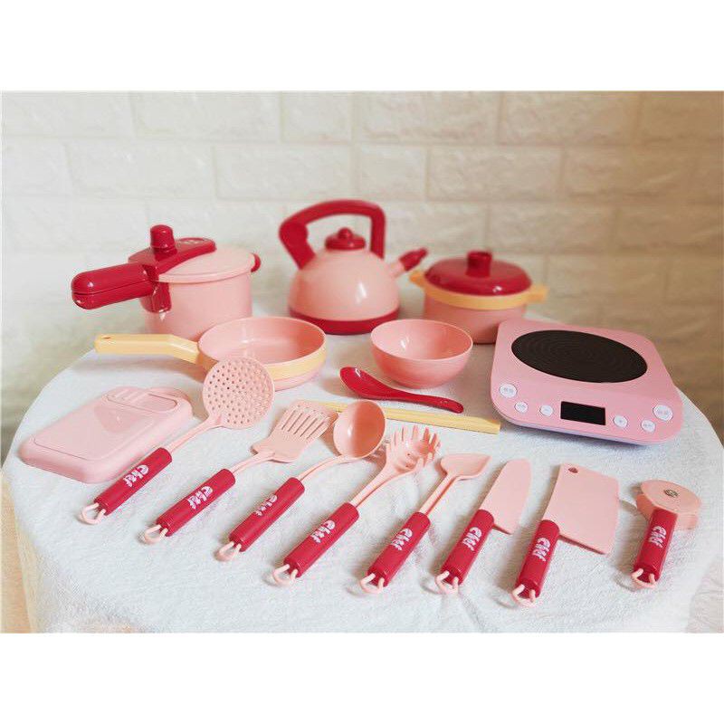 [38 món to hot]BỘ ĐỒ CHƠI NẤU ĂN 16 MÓN HÀNG CHUẨN XUẤT KHẨU