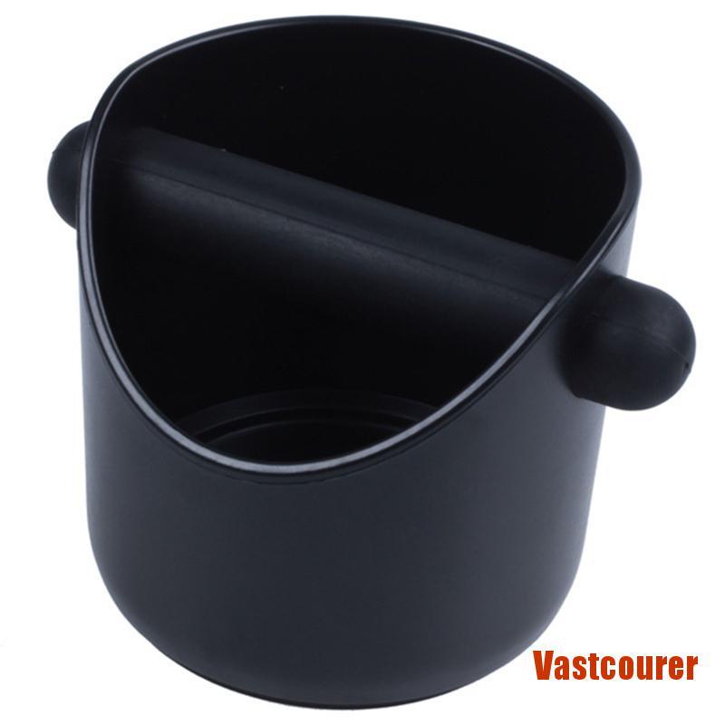 VAcour Espresso Knock Box Shock-Absorbent Coffee Knock Box Container Grind Dump Bi