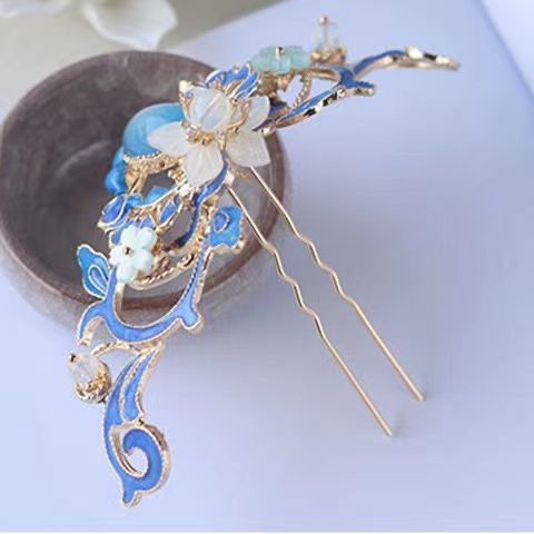 Set Vương Miện Phối Tua Rua Toàn Diện Phong Cách Trung Hoa Cổ Điển Thời Trang Cho Nữ