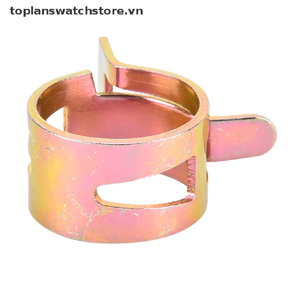 Toplanswatchstore Set 10 Kẹp Lò Xo Kẹp Ống Dẫn Nước / Dầu Dạng Lò Xo