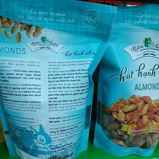 Hạt hạnh nhân Almonds 500g