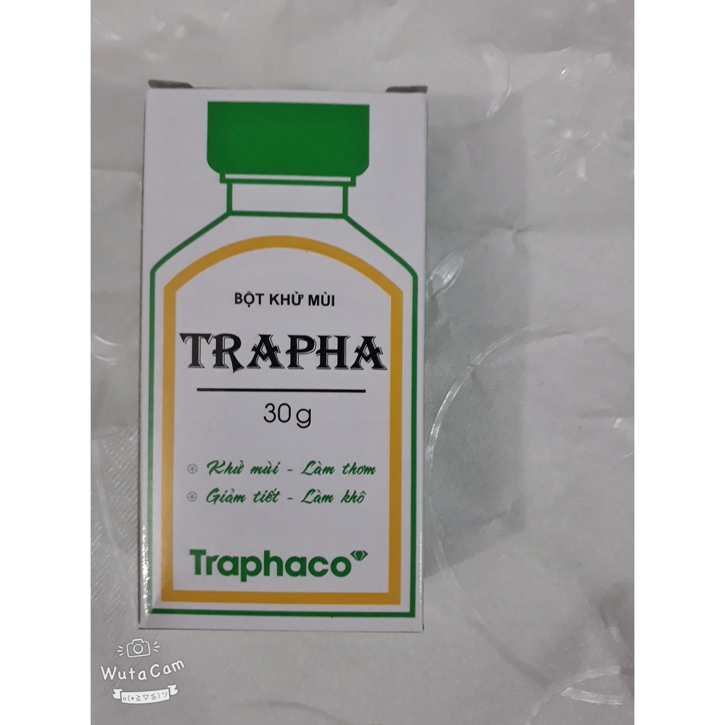 Bột khử mùi TRAPHA, khử mùi, làm thơm, ngăn ngừa tác nhân gây hôi nách, hôi chân giúp chân và nách luôn khô thoáng