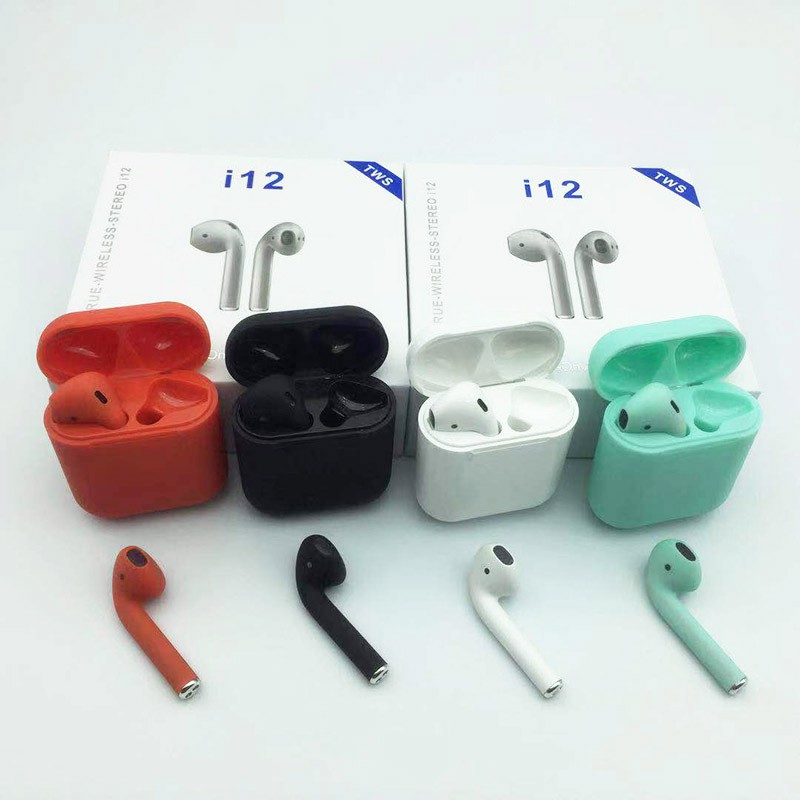 I12 Tai nghe bluetooth không dây TWS có hộp sạc dành cho IOS Android | BigBuy360 - bigbuy360.vn