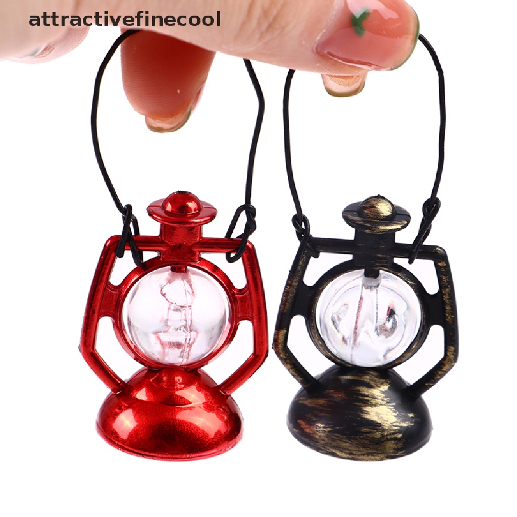 Đèn Dầu Trang Trí Phong Cách Retro Tỉ Lệ 1: 12 Cho Nhà Búp Bê