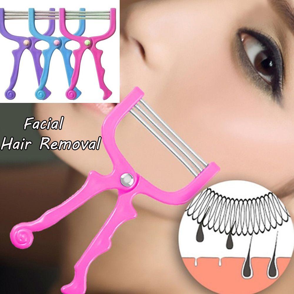 HS Dụng Cụ Tẩy Lông Mặt Cầm Tay Bằng Thép Không Gỉ An Toàn