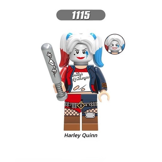 Mô Hình Lego Nhân Vật Siêu Anh Hùng DC Talon John Constantine Harley Quinn Batman