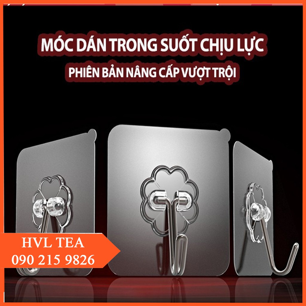 Móc dán tường siêu dính, trong suốt - VUA BAO BÌ