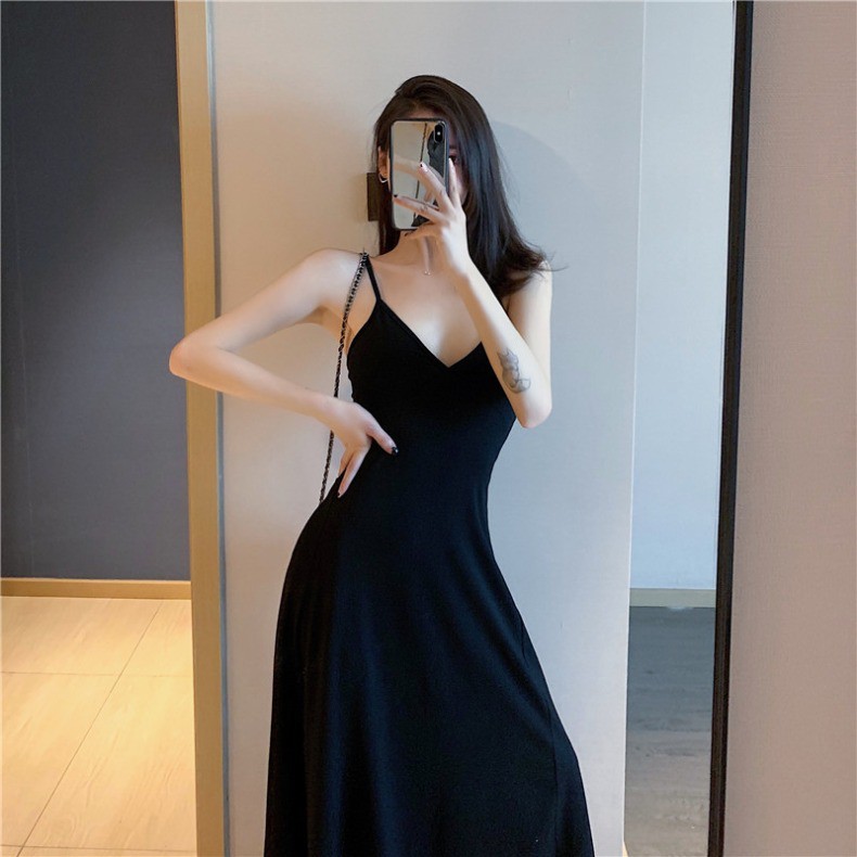 [Mã WAMT1505 giảm 10K đơn 0K] Váy Nữ, Váy Maxi Xẻ Tà, Váy Hai Dây, Đầm Maxi Thun Dài Gợi Cảm SIXTEEN. | BigBuy360 - bigbuy360.vn