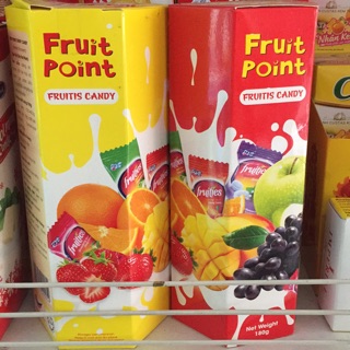 Kẹo hộp trái cây fruit point candy 180gr