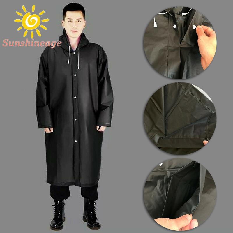 Áo mưa dài tay có nút chống thấm nước phù hợp cho nam và nữ
