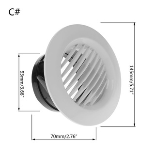 Nắp chụp thông gió hình tròn 100mm