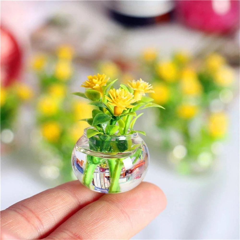 NICKOLAS Mô Hình Chậu Cây Giả Mini Dùng Trang Trí Nhà Cửa
