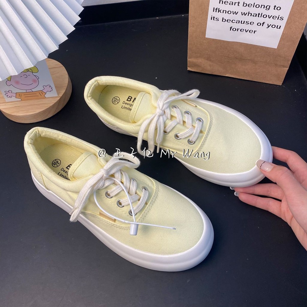 Giày Ulzzang đế độn 3cm phong cách Ulzzang