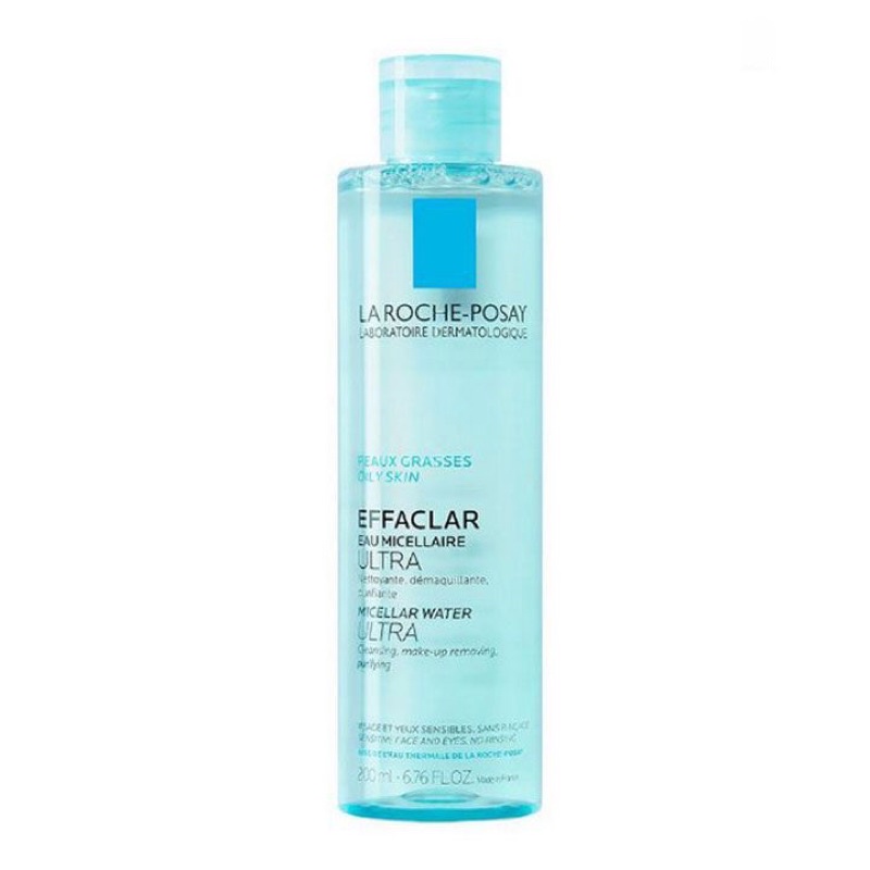 Nước Tẩy Trang Dành Cho Da Dầu Mụn, Da Nhạy Cảm La Roche-Posay Micellar Water Ultra Oily Skin