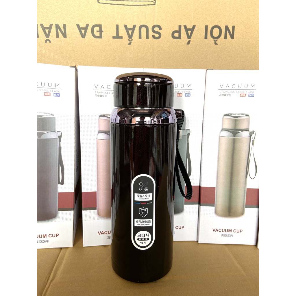 Bình giữ nhiệt nóng lạnh Vacuum 1500ml  inox 304 cao cấp,chắc tay, gọn nhẹ