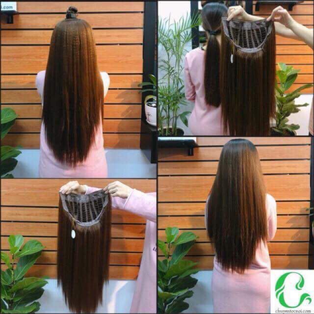 [TẶNG KÈM LƯỢC] Kẹp chữ U dáng thẳng - hình thật.